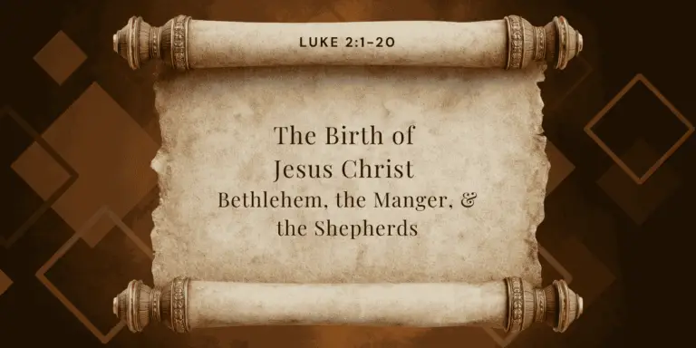 The Birth of Jesus Christ: Bethlehem, The Manger & Shepherds
